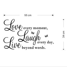 Load image into Gallery viewer, English Letter on the Wall Stickers Art Decals