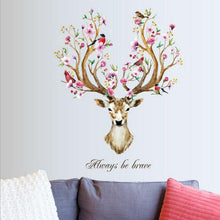 Load image into Gallery viewer, Sika Deer  Creative Removable Wall Stickers Stickers Decorative wall stickers
