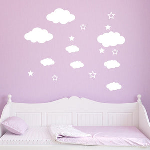 Large DIY Clouds Wall Decals Children's Room