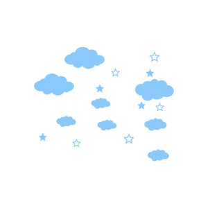Large DIY Clouds Wall Decals Children's Room